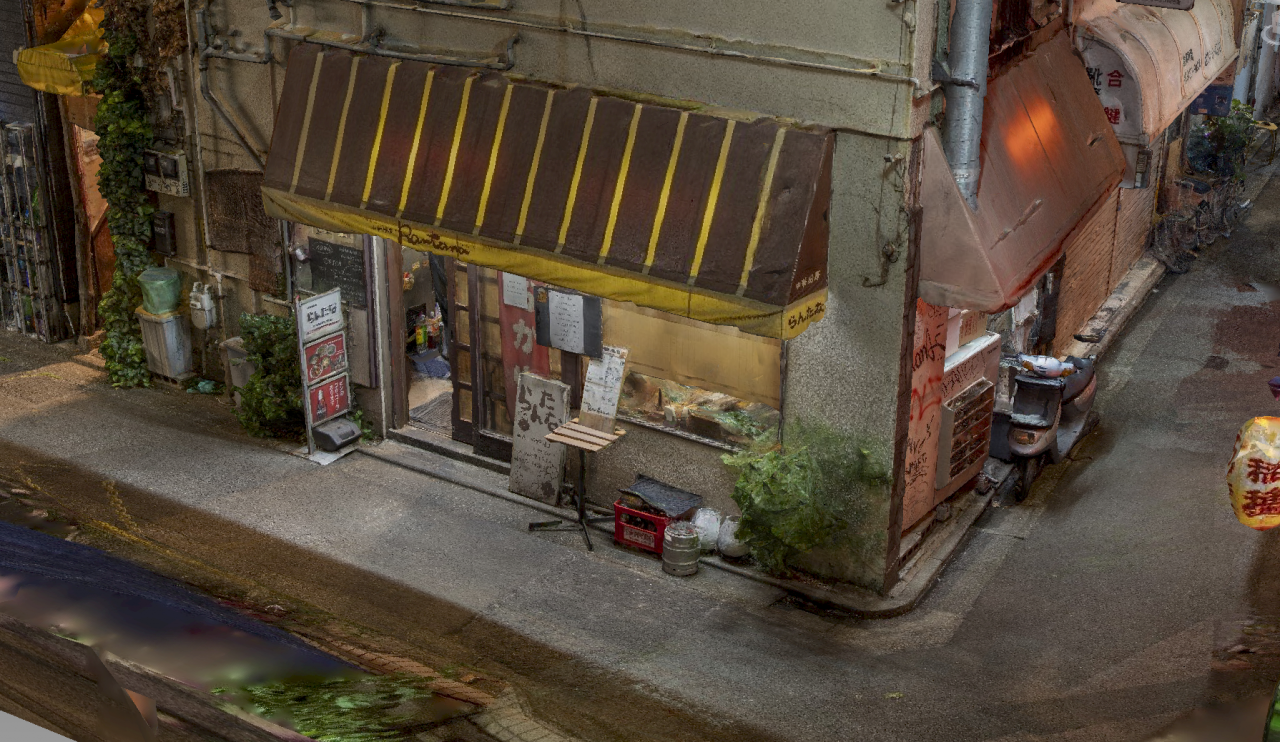 东京小巷 街霸场景 写实高模  日式风格 高清贴图 免费分享